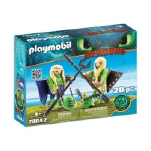 Toysrus  Playmobil - Chusco y Brusca con Traje Volador - 70042