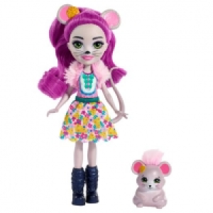 Enchantimals - Mayla Mouse y Fondue - Muñeca y Mascota