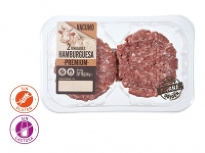 Lidl  Hamburguesa de vacuno premium