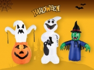 Lidl  Figura de Halloween hinchable con LEDs