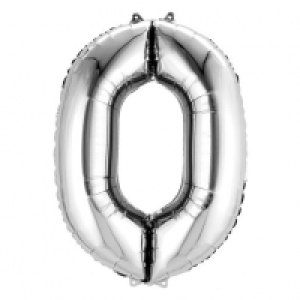 Globo Forma Número 0 Plateado 3.50 €