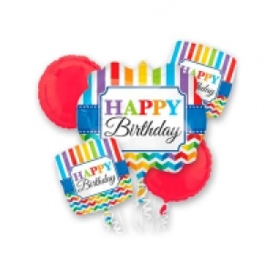 Pack 5 Globos Bouquet Happy Birthday 9.50 €