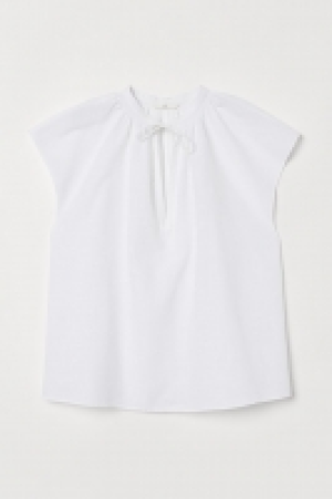 Blusa de algodón con lazada 8.99 €