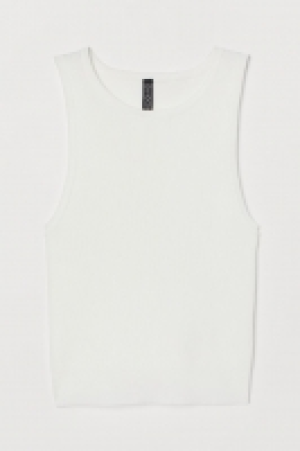 Camiseta sin mangas en canalé 7.99 €