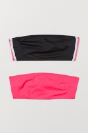 HM  Pack 2 tops de bikini bandeau