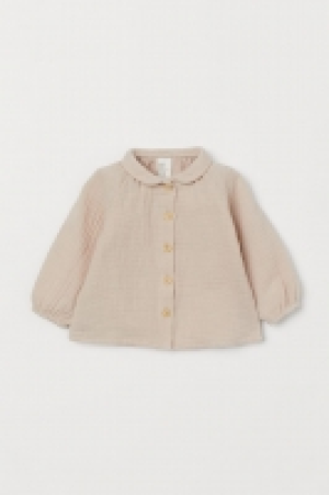 HM  Blusa con vuelo en algodón
