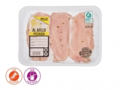 Pechuga de pollo al ajillo 428.00 €