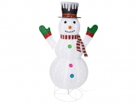 Lidl  Figura muñeco de nieve con LED 180 cm