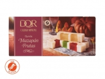 Lidl  Turrón de mazapán y frutas