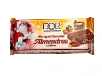 Lidl  Turrón crujiente de chocolate y almendras