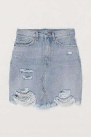 HM  Falda denim desgastada
