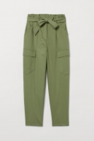 HM  Pantalón utility de algodón