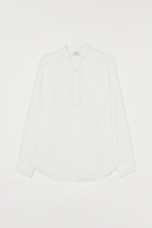 Camisa de lino con cuello mao 29.99 €