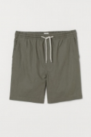 HM  Linen-blend shorts
