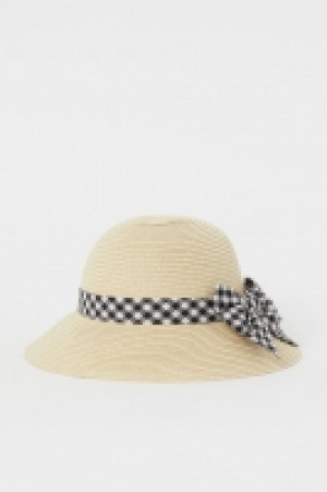 HM  Sombrero de paja con lazo