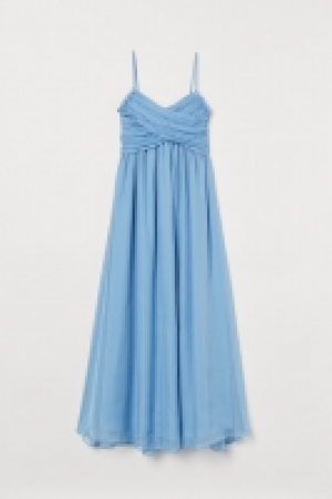 HM  Vestido largo drapeado