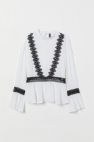 Blusa con encaje 14.99 €