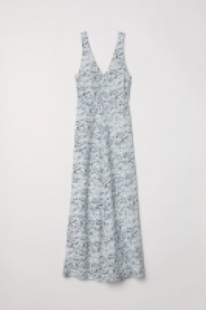 HM  Vestido largo de seda