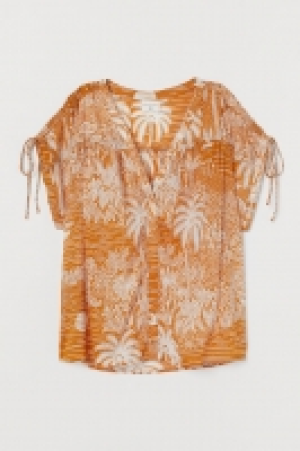 HM  Blusa en mezcla de algodón