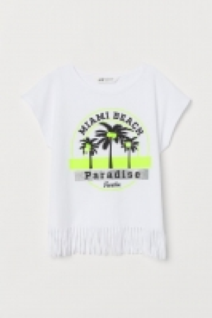 HM  Camiseta con flecos