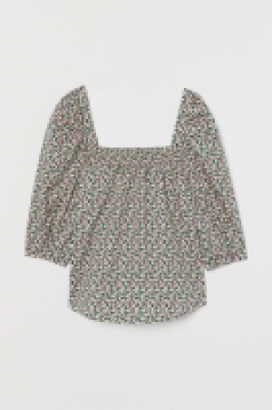 Blusa de algodón mangas puffy 10.99 €