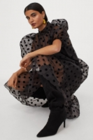 Vestido de organza manga puffy 15.99 €