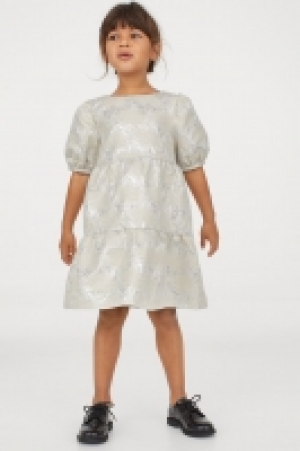 Vestido brocado de manga puffy 15.99 €