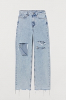 HM  Loose Straight High Jeans