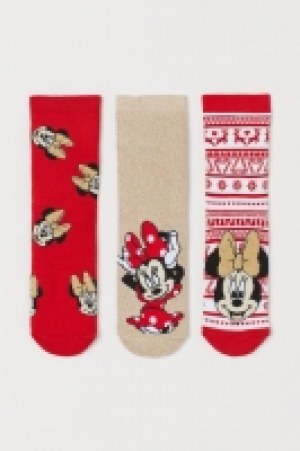 3 calcetines en tejido rizado 6.99 €