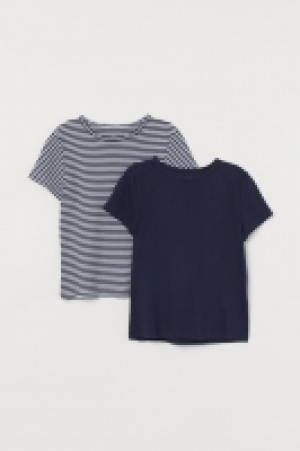 Pack de 2 camisetas de canalé 3.99 €