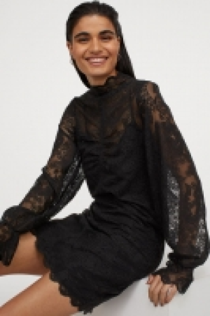 Vestido de encaje con cuello 29.99 €