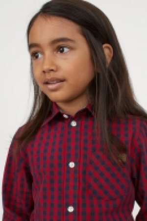 Camisa de algodón a cuadros 8.99 €