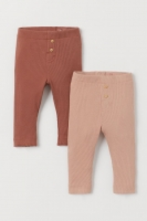 Pack de 2 leggings en canalé 5.99 €