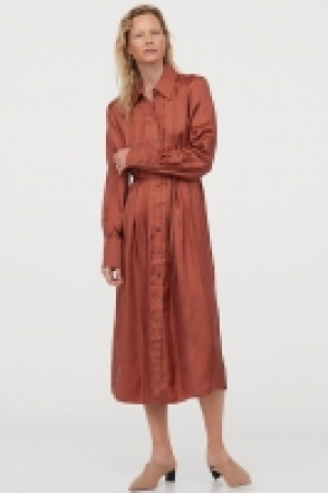 Vestido camisero con seda 69.99 €