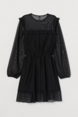 HM  Vestido de volantes en malla