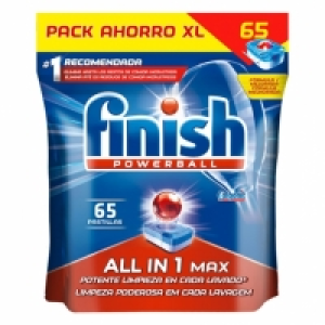 Lavavajillas máquina Todo en 1 Max Calgonit Finish 65 ud. 12.25 €