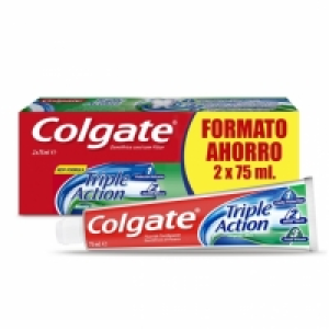Dentífrico triple action menta original Colgate pack de 2 un 2.10 €