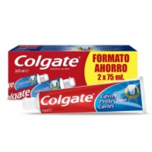 Dentífrico protection caries con calcio Colgate pack de 2 un 2.40 €