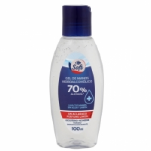 Gel de manos hidroalcohólico perfume limón Carrefour Soft 10 0.85 €