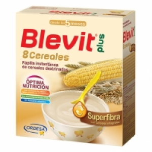 Papilla infantil desde 6 meses de 8 cereales integrales sin  7.60 €