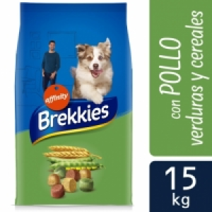 Pienso de pollo y cereales para perros adultos Brekkies 15 K 23.45 €