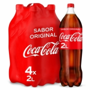 Carrefour  Coca Cola pack 4 botellas 2 l.