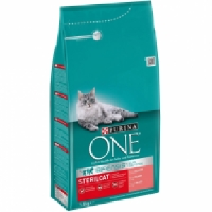 Purina ONE Pienso para Gato Adulto Esterilizado Salmón y Tri 6.90 €