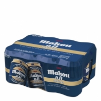 Carrefour  Cerveza Mahou 0,0 sin alcohol tostada pack de 12 latas de 33