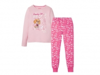 Lidl  Pijama con tobillo ajustado rosa infantil