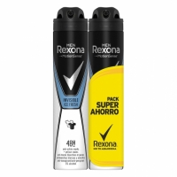 Carrefour  Desodorante en spray para hombre crystal Rexona pack de 2 un