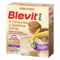 Carrefour  Papilla infantil desde 5 meses de 8 cereales y galletas Marí