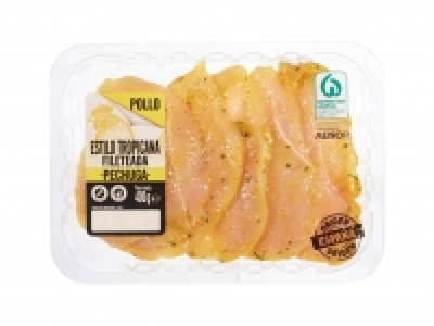 Lidl  Pechuga fileteada de pollo al estilo tropical