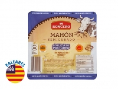 Lidl  Queso semicurado con leche de pastoreo Mahón D.O.P.