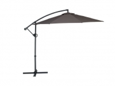 Lidl  Parasol redondo de brazo con base color antracita Ø 300 cm